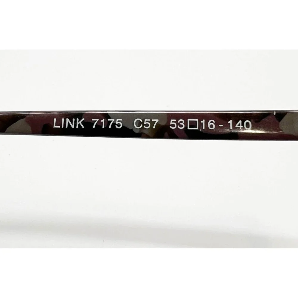 Link Occhiali Eyeglasses Womens Brown Tortoise 7175 C57 53-16-140